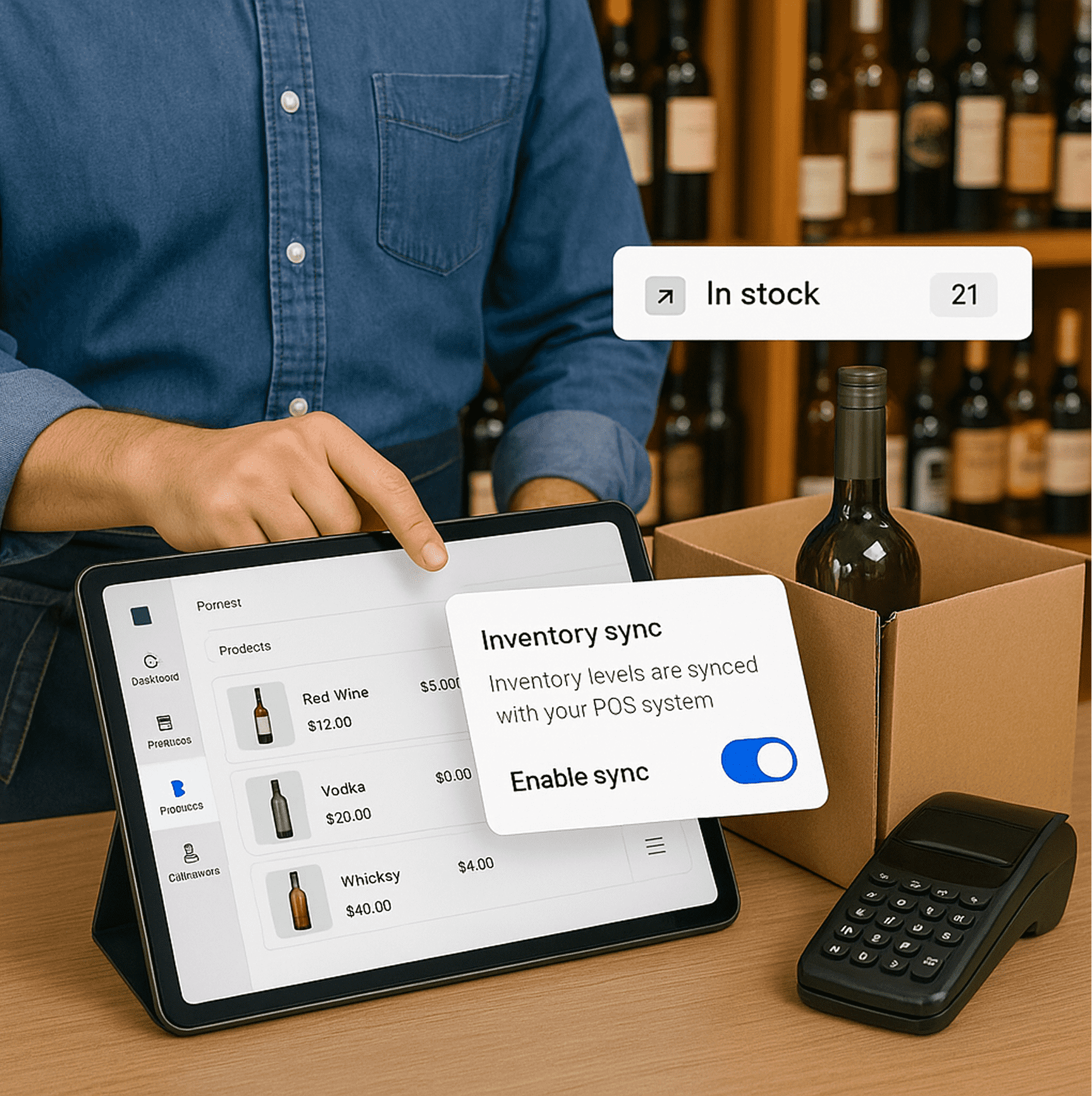 POS Sync for Liquor Stores